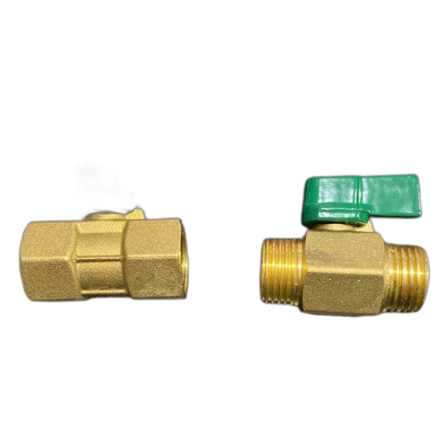 1/2 INCHES BRASS MINI BALL VALVE FEMALE TO FEMALE MC12FFBBV