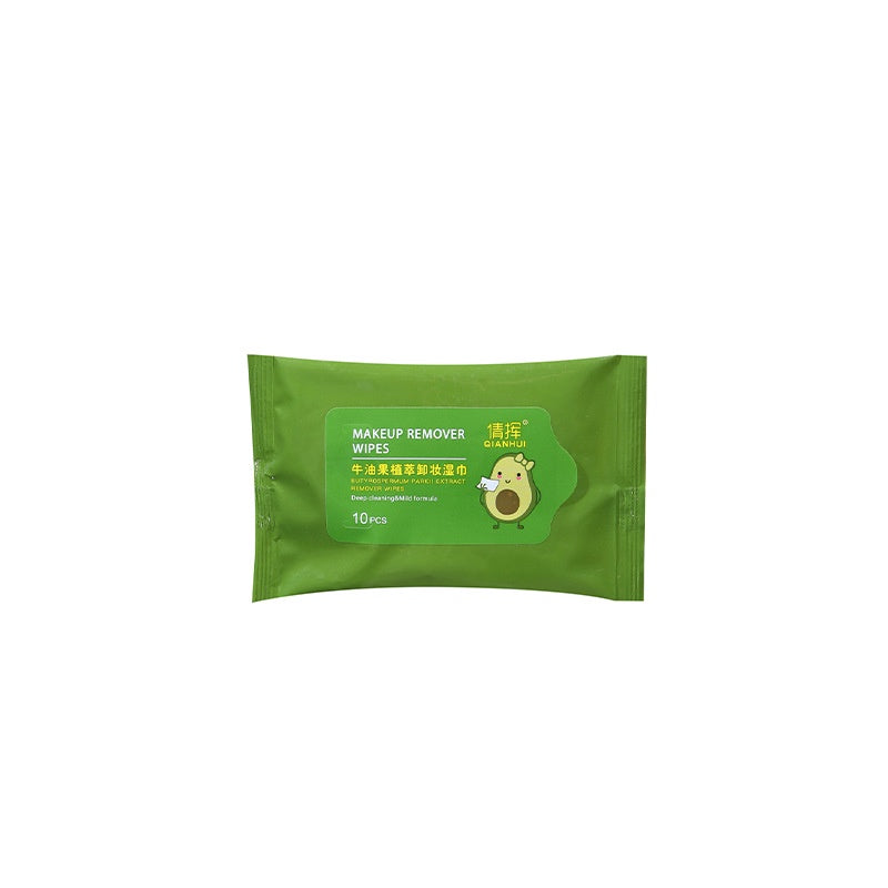 C&C Avocado Make up Remover Wipes Deep Cleansing 80/10PCS | Moisturizing Deep Cleansing of Eyes and Face Tissue