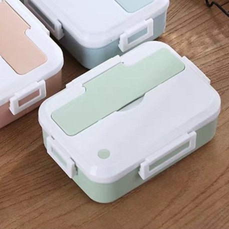 compartment 1200ml Lunch Box With Spoon And Chopsticks BPA Free Microwave Safe Lunch Box Leak