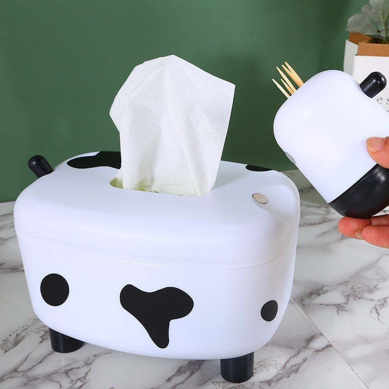 2 In 1 Tissue Box With Toothpick Holder Coffee Table Multifunctional Ins NordicDIY Creative Toothpick Box