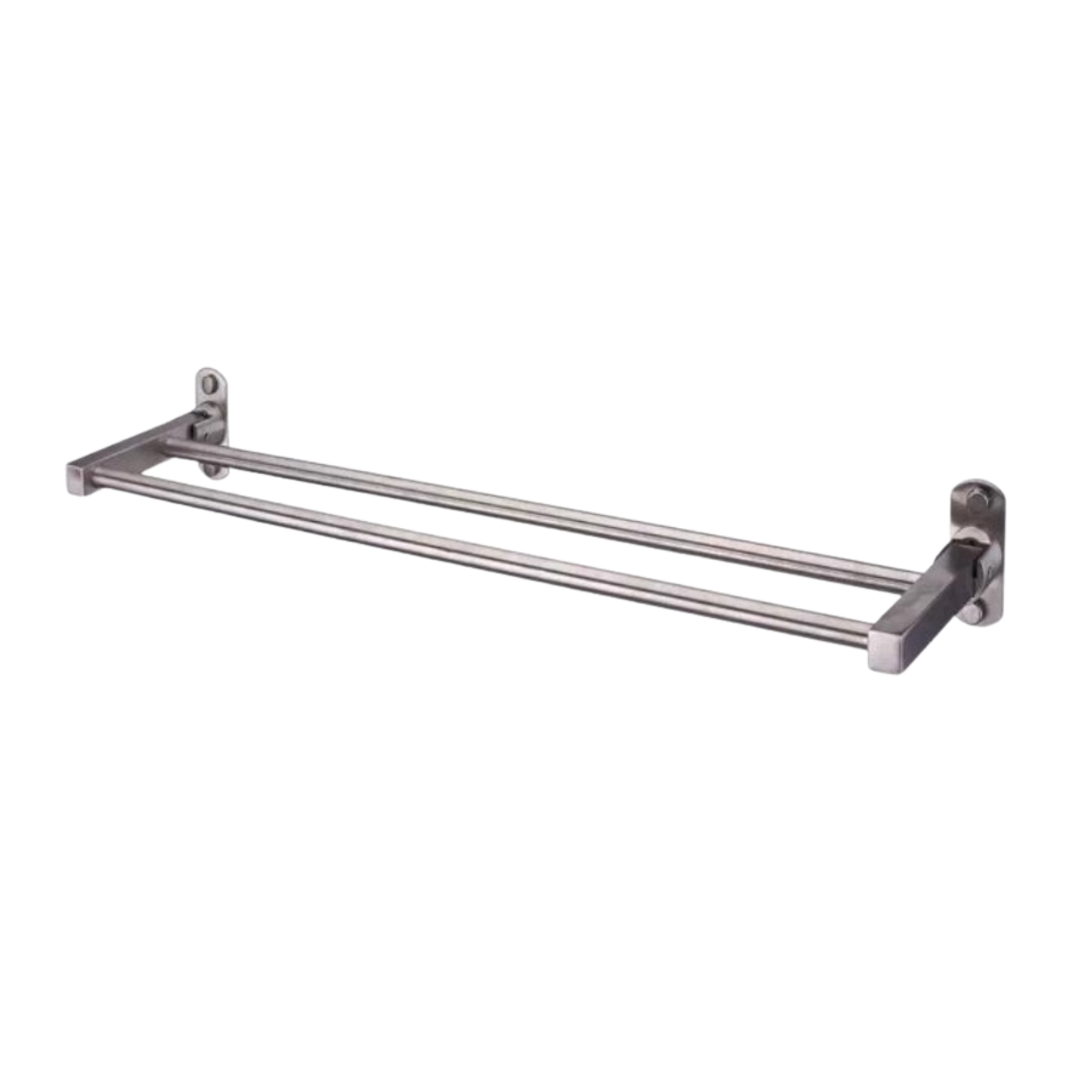 C&C 75 CM DEVOLI Stainless Steel Wall Mounted Wider Foldable Double Towel Bar With Fixing Screws Penyangkut Tuala