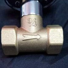 BLITON 3/4 Inches Full Turn Copper Brass WALL FLANGE Build in Concrete Stop Cock C368