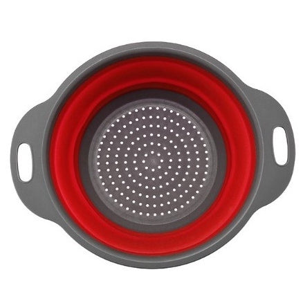 C&C Foldable Strainer Basket Collapsible Colanders Foldable Strainer Basket Food-Grade Silicone Collapsible