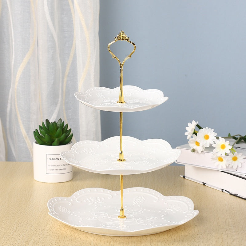 C&C 1 SET Stainless Steel Cake Fork With Cutlery Holder Fruit Fork Dessert Forks Small Forks Tableware Garpu