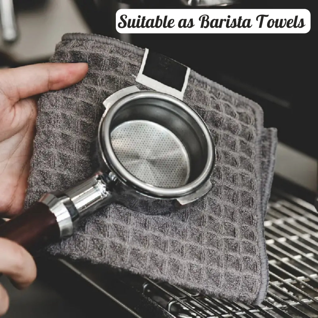 C&C Waffle Cloth Table Cleaning Dishwashing Cloth Microfiber Scouring Pad Absorbent Towel Tuala Serap Air