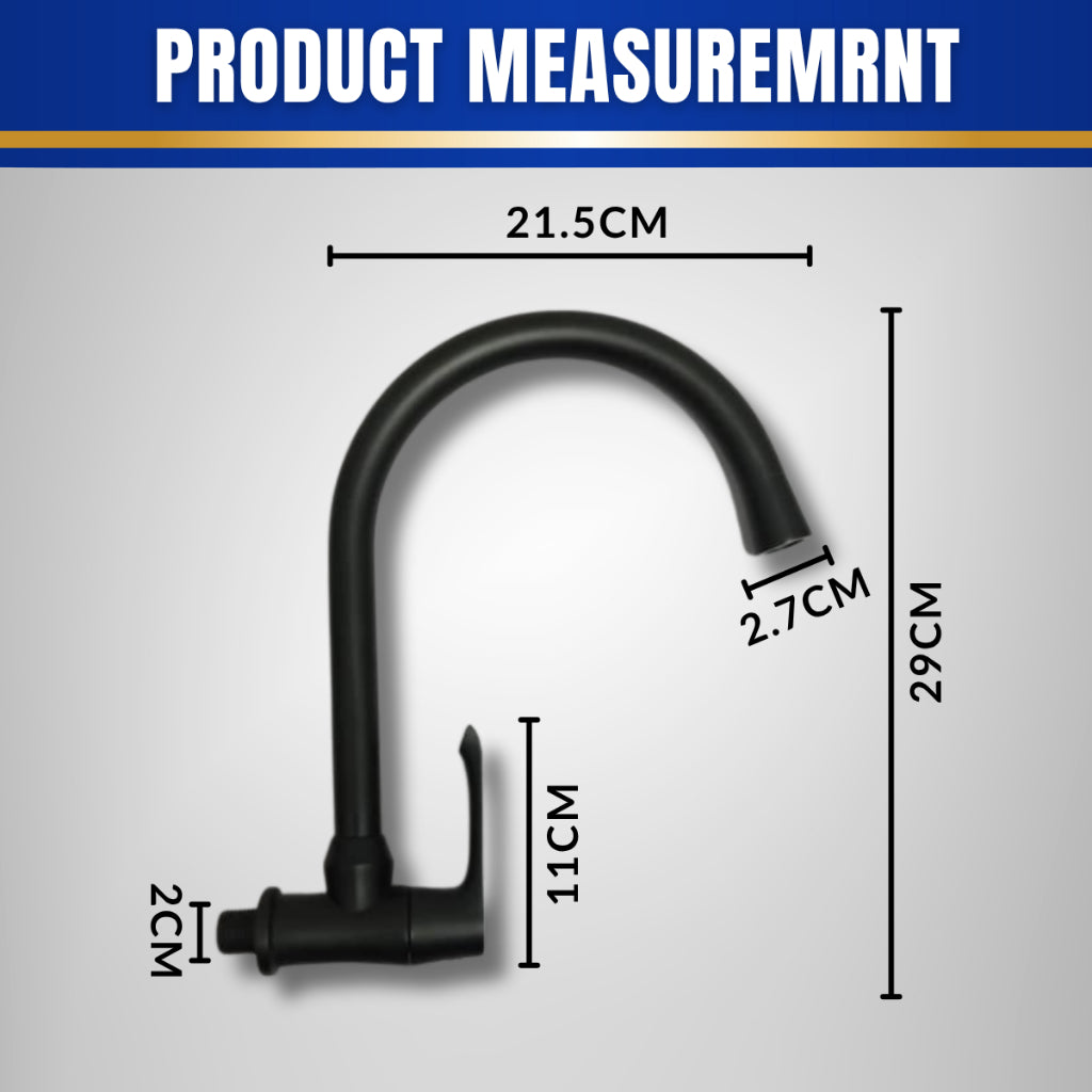 Black Oxide Coated Stainless Steel SUS304 Bathroom Sink Faucet Pillar Basin Tap