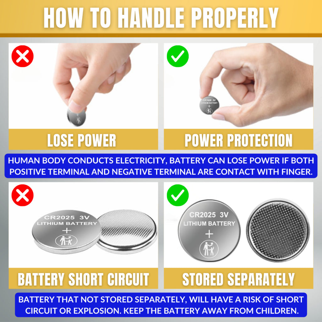 C&C GP CR2450 3V Lithium Battery Coin Cell Button Cell Alarm Gate Car Key Battery Cell