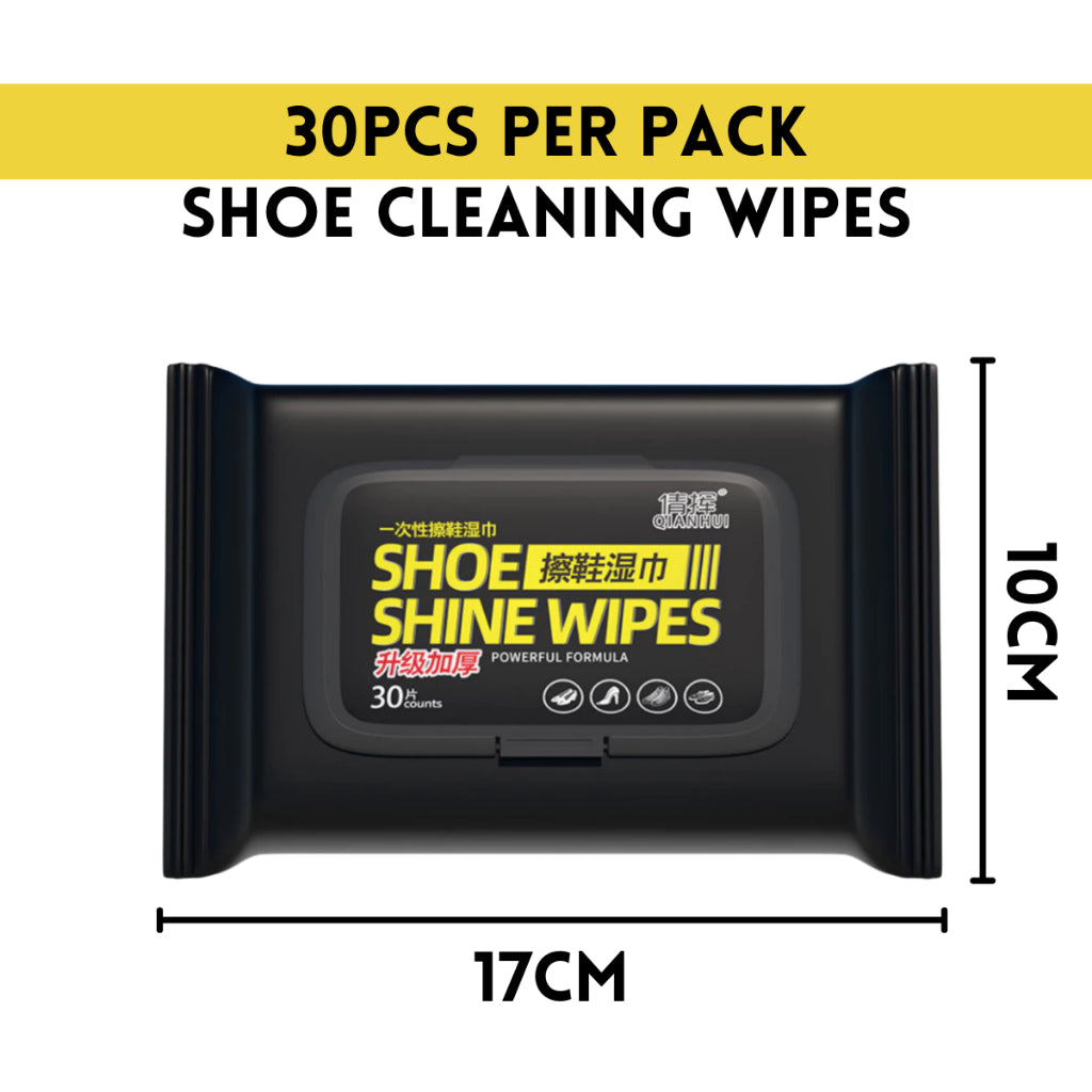 Travel Shoe Cleaning Wet Tissue Wipes Portable Shoes Sneakers Care Pack Shoes cleaning Solution Tisu Cuci Kasut