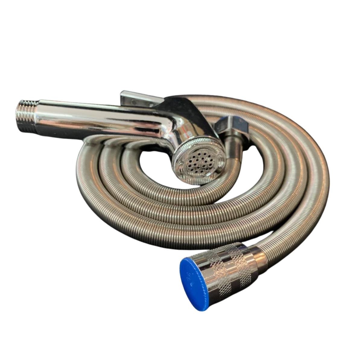 Heavy Duty Stainless Steel Flexible Hose & Abs Hand Spray Bidet Set Bathroom Toilet