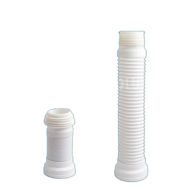 Offset Toilet Flexible Adjust PVC Offset Pan Connector Displacement Flexible WC Drain Pipe