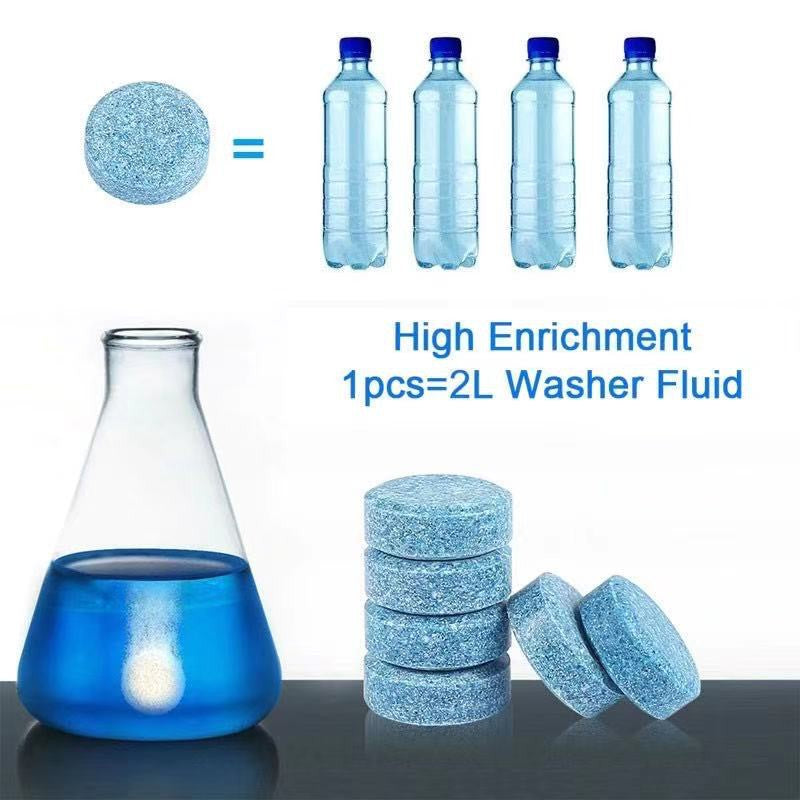 C&C 1 PC Car Windshield Wiper Glass Cleaner Concentrated Household Washer TANK Effervescent Tablet Pencuci Kaca Kereta