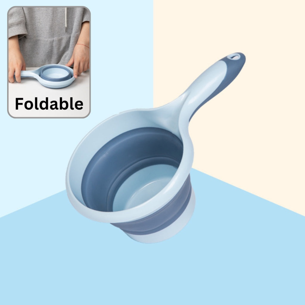 C&C Nordic Water Ladle With Wooden Handle Water Scoop Water Bailer Bath Shower Kitchen Bathroom Rinse Pail Cebok Gayung