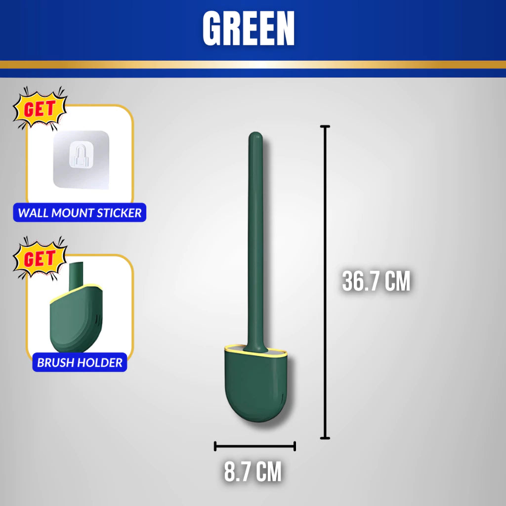 Toilet Brush Mini - Green