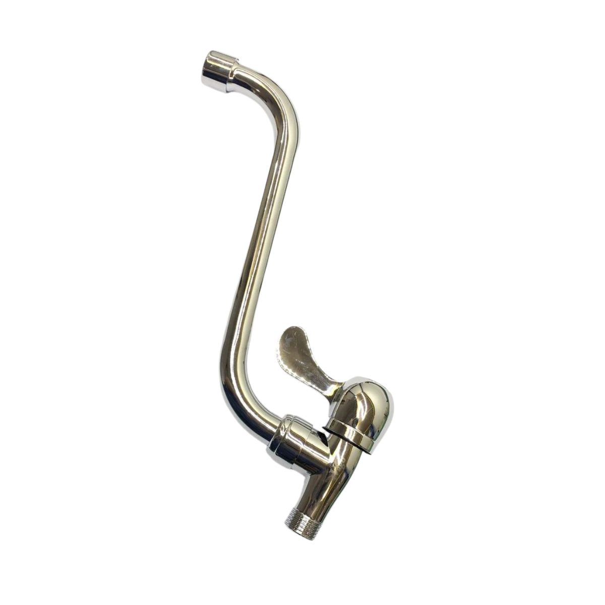 VAGO Long Neck Surau Tap Ablution Tap Tap Sembayang Stainless Steel Long Bib Tap CHROME WALL MOUNTED WUDUK TAP