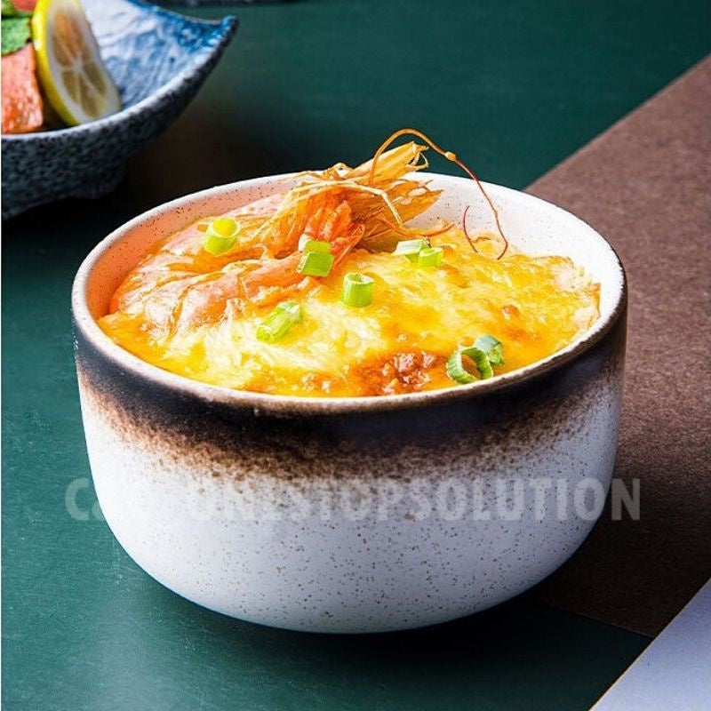 C&C Japanese Bowl Ceramic Tableware Japanese Tableware Home Restaurant Kiln Ceramic Rice Bowl Seramik Mangkuk