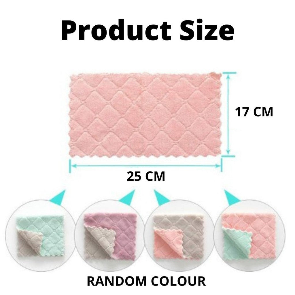 C&C Super Absorbent Dishwashing Towel Household Cleaning Towel Dish Cloth Microfiber kitchen Towel
