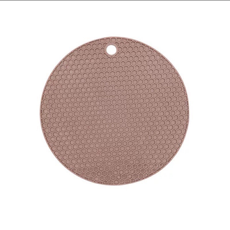 LARGE Silicone Heat Resistant Mat Trivet Pad Multipurpose Non-Slip Hot Pads for Kitchen Potholders Honeycomb