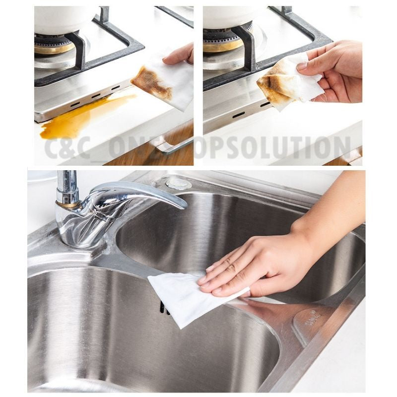 C&C 160 Sheets Kitchen Wipes Kitchen Use Wet Tissue Towel Kitchen Cleaning Wipes Kitchen Wet Wipes