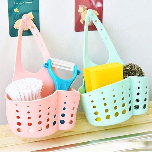C&C Kitchen Sink Hanging Basket Sink Organiser Baskets Washing Basin Sponge Holder
