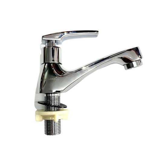 100% TOP GRADED BRASS BASIN PILLAR TAP CHROME