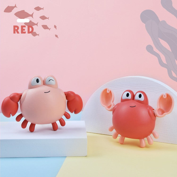 Baby Bath Toys Children Cartoon Crab Whale Penguin Swimming Environmental Protection Material Clockwork Winding Drive