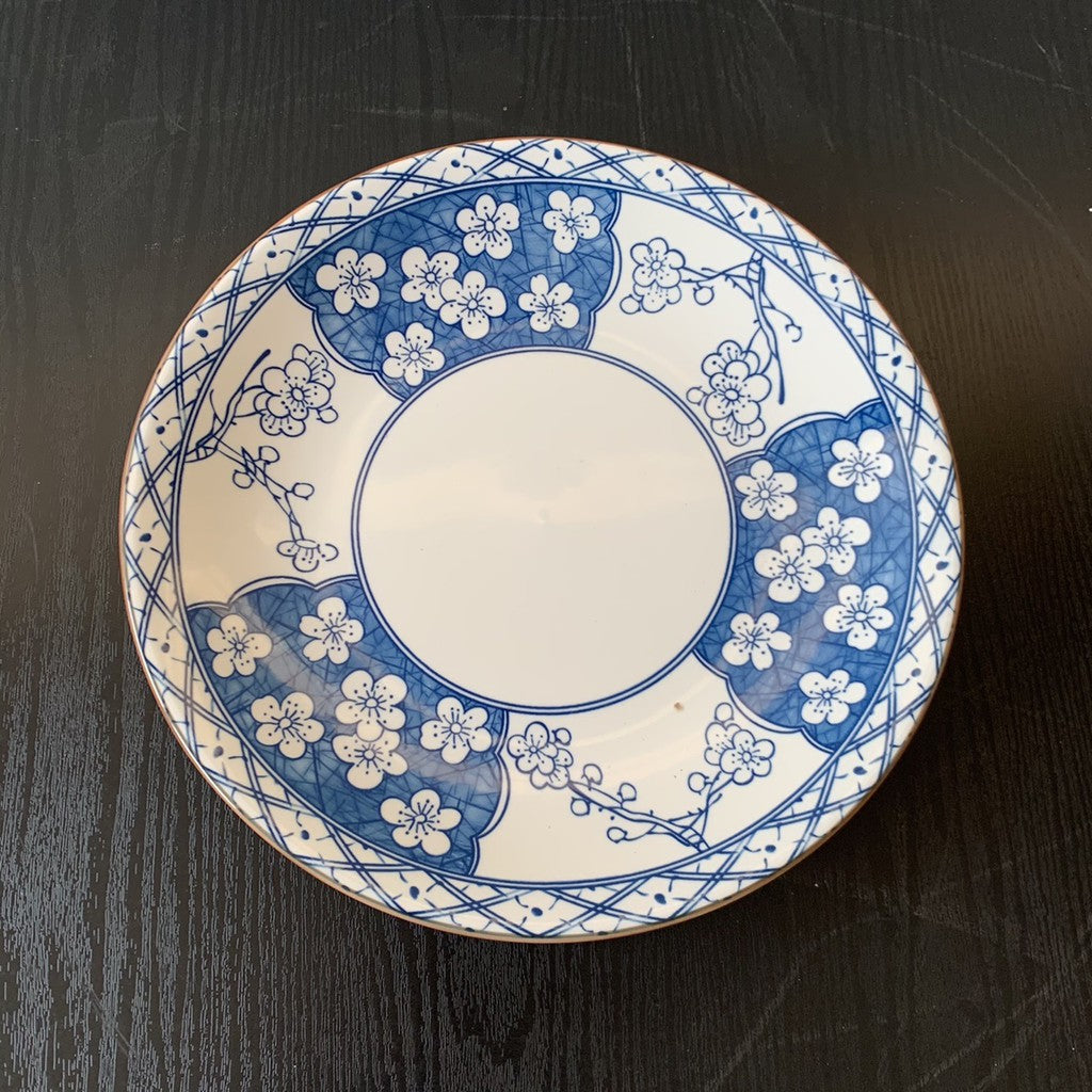 1 SET Japanese-Style Porcelain Tableware Ceramic Food Snacks Shallow Flat Plate Soup Bowl Square Round Oval 038