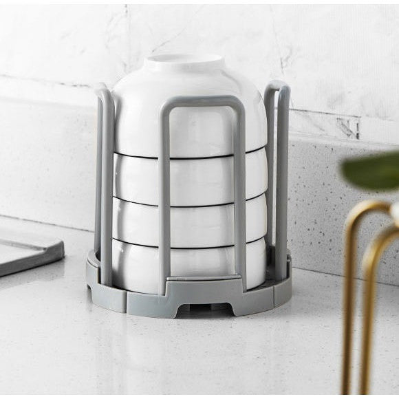 Adjustable Dish Rack Extendable Bowl Rack Kitchen Storage Household Bowl Holder Adjustable Rak Mangkuk
