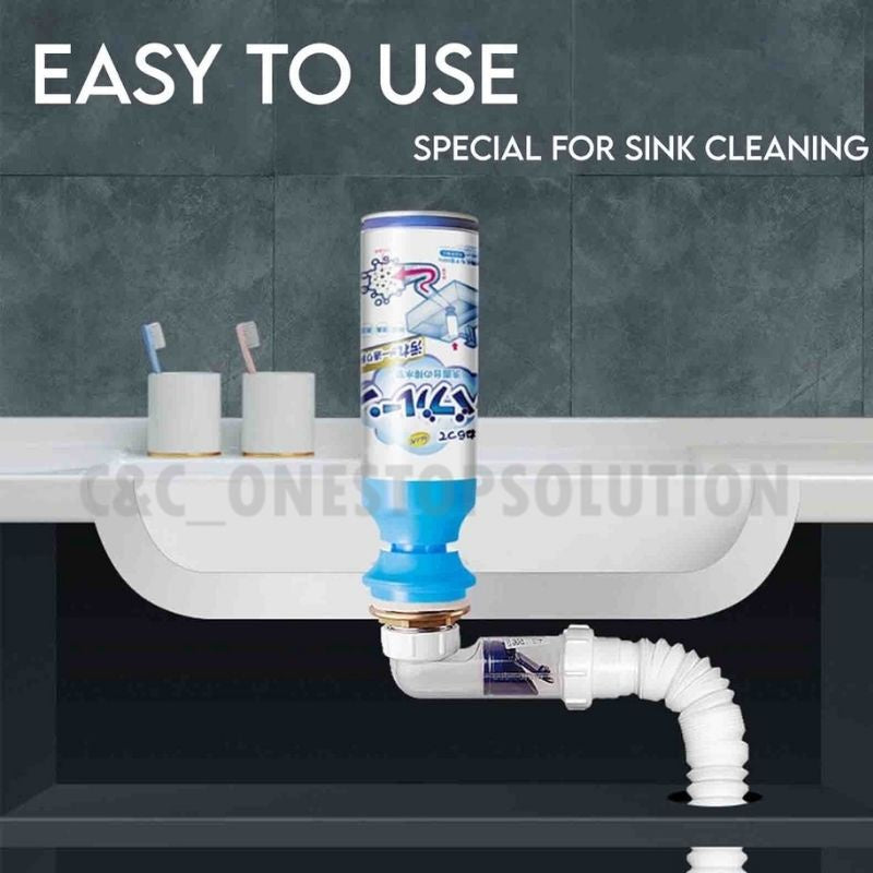 C&C Japan 500ML Pipe Drain Cleaner Drain Clog Remover Cleaner Drain Cleaner Penghapus Sumbat Tersumbat