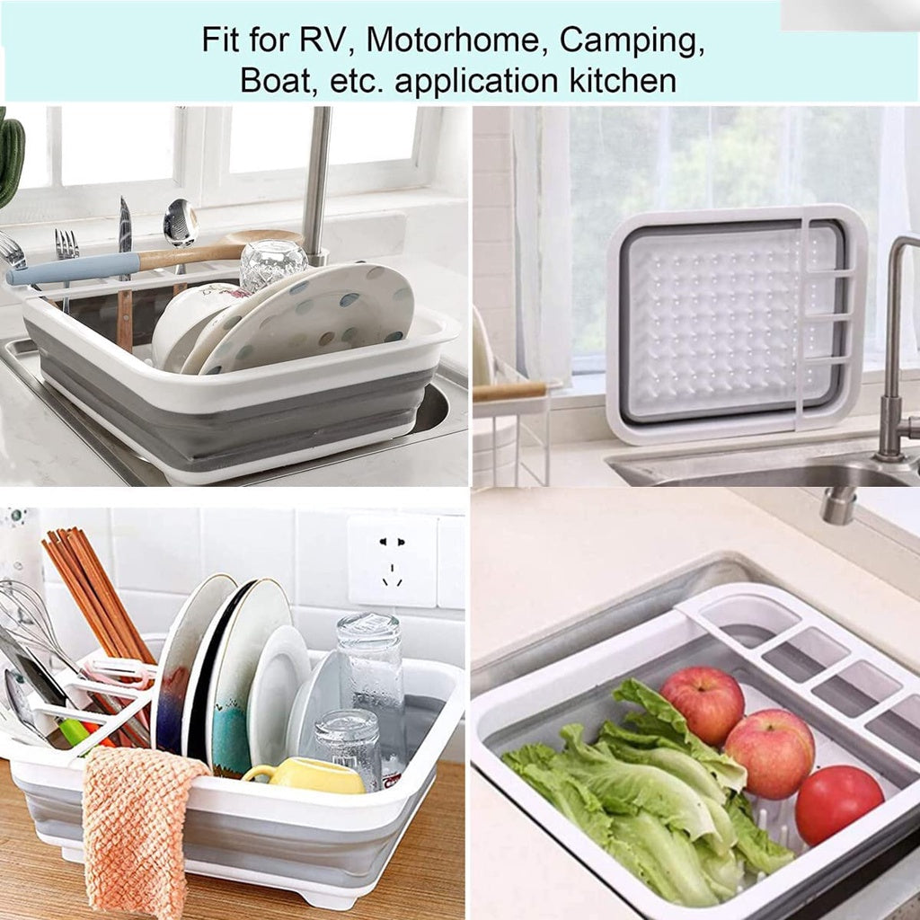 C&C PREMIUM 2 Tier Dish Rack Rak Pinggan Dish Drainer Stainless Steel Rak Pengering Pinggan Organizers