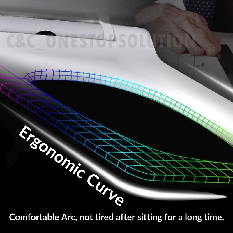 C&C V Shape Toilet Seat Cover Soft Close Adjustable Hinge Penutup Mangkuk Duduk Tandas Johnson