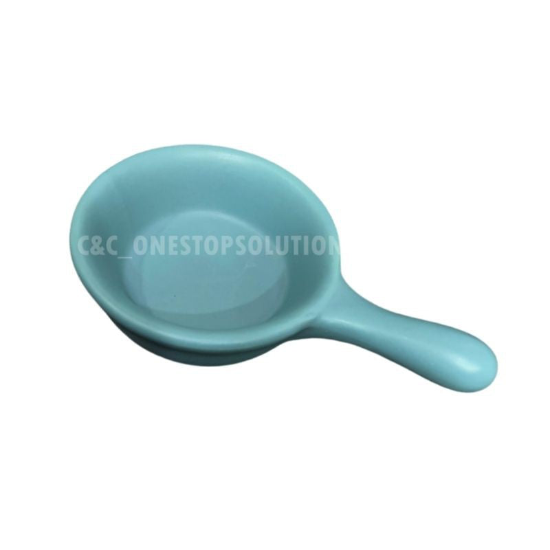 Mini Handled Ramekin Ceramic Sauce Dipping Bowl Sauce Seasoning Kitchen Plate Saucer Plate