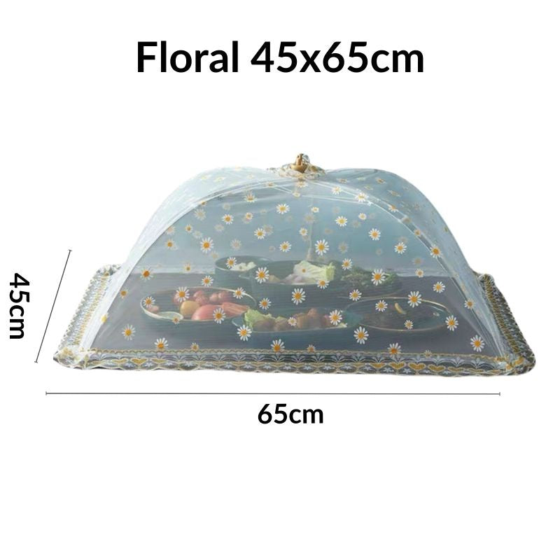 C&C 80cm Foldable Food Cover Storage Penutup Pinggan Tudung Saji Dish Dining Table Dish Cover Kitchen