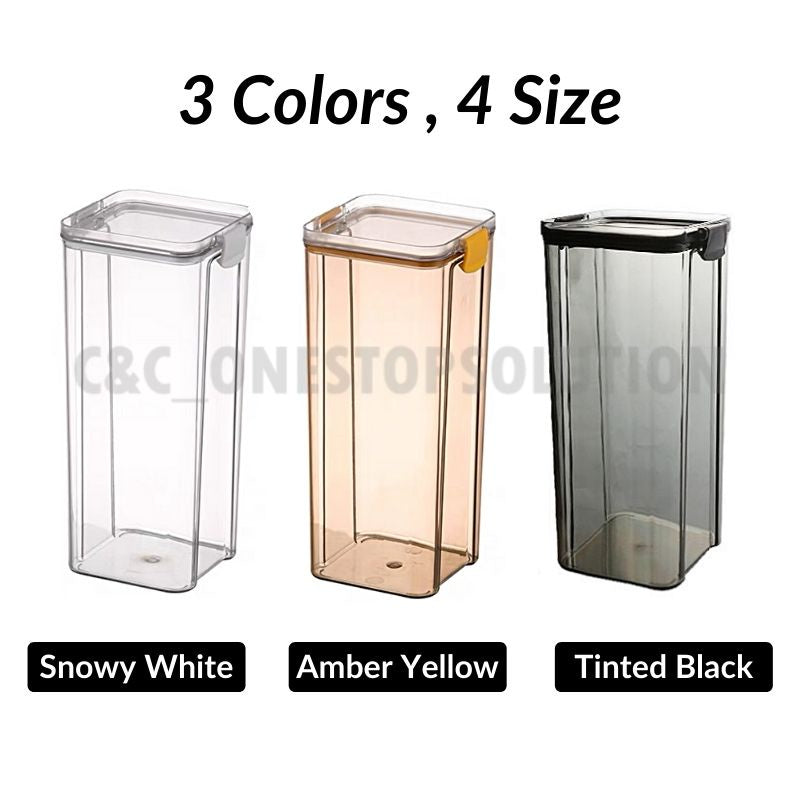 3Colors C&C Bekas Rempah Spice Box Sealed Container Refrigerator Fridge Kitchen Storage Box Bekas Kedap Udara