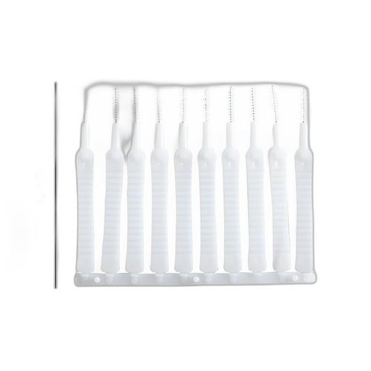 1Set Shower Nozzle Cleaning Brush 10 Pcs Of Shower Pore Gap Brush Head Anti-clogging Small Brush Bathroom Cleaning Tools
