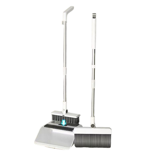 4 in 1 Foldable Broom Dustpan Set Broom Set Water Wiper Penyapu dan Penyodok Set Lantai