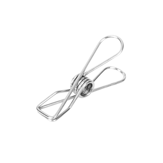 20pcs Stainless Steel Laundry Clips Anti Rust Clothes Peg Windproof Clamp Hanging Clips Lots Cloths Clip