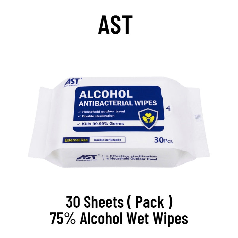C&C 30pcs 75% Alcohol Wipes Wipe Disinfectant Wipes Yamanni Alcohol Wipes Sanitizing Tisu Alkohol Hapus Virus