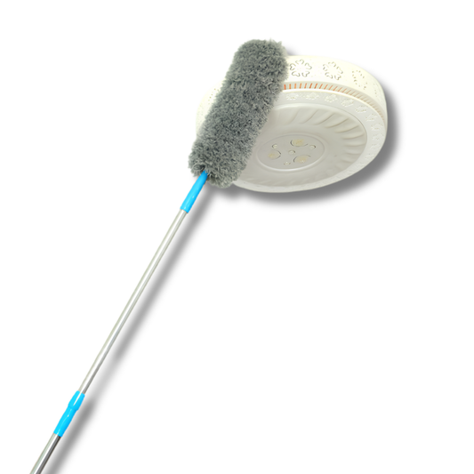 220cm Retractable Microfiber Duster With Bendable Brush Long-Duster BROOM Fiber Household Cleaning Bulu Ayam 140cm-220cm