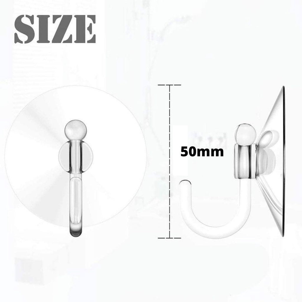 Super vacuum transparent suction cup wall hook free punch hook hanger kitchen bathroom