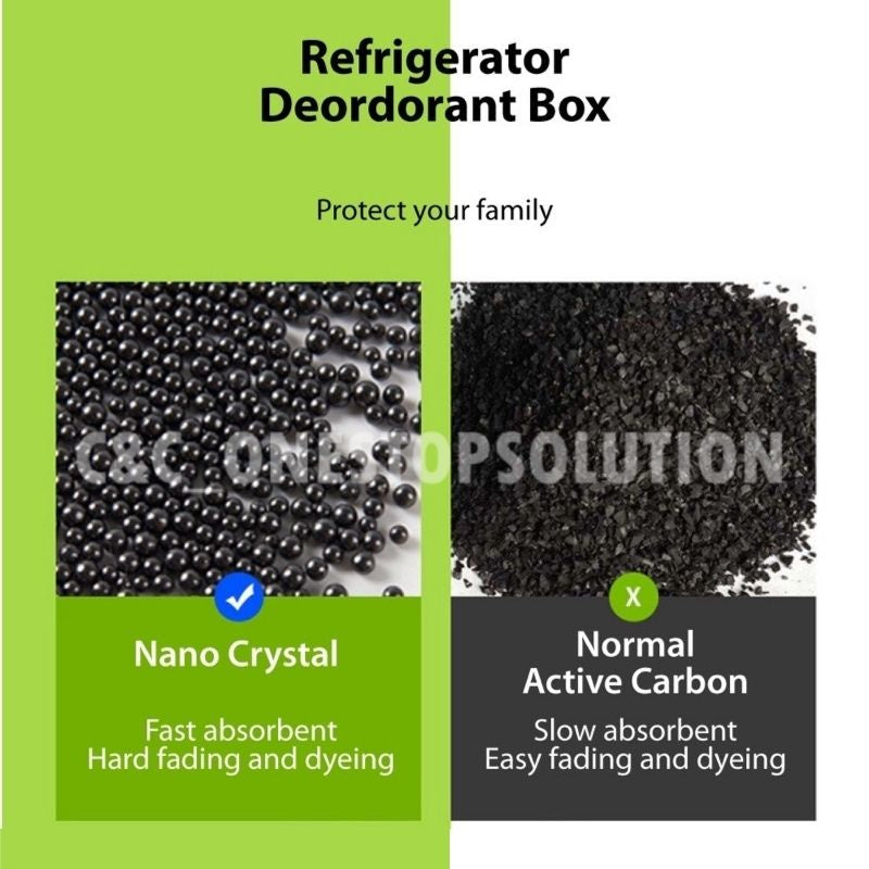 C&C Refrigerator Deodorate Deodor Fridge deodorizer Deodorant box Bamboo Charcoal Remove Odor Absorber