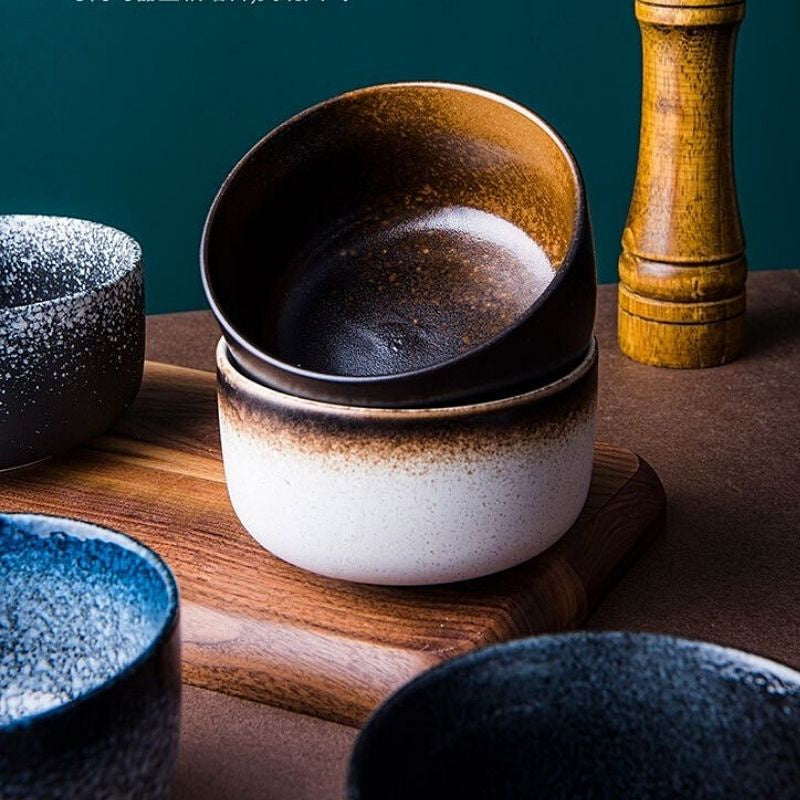 C&C Japanese Bowl Ceramic Tableware Japanese Tableware Home Restaurant Kiln Ceramic Rice Bowl Seramik Mangkuk