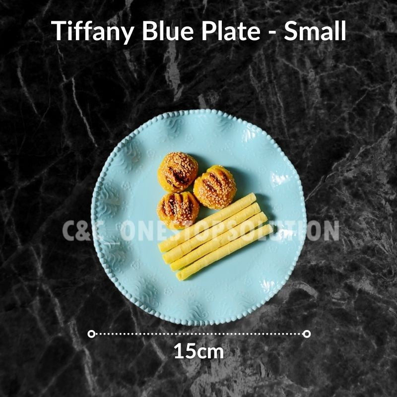 C&C Tiffany Blue 3 Tiers Ceramic Cake Stand Dessert Rack Cake Rack Cake Display Stand Cupcakes Stand