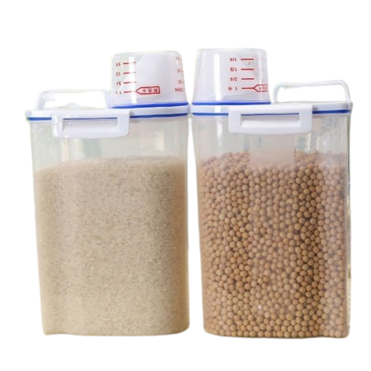 2L Pet Food Container Dry Cat Food Kibbles Cereal Storage Dispenser Storage Box Bekas Makanan Kucing