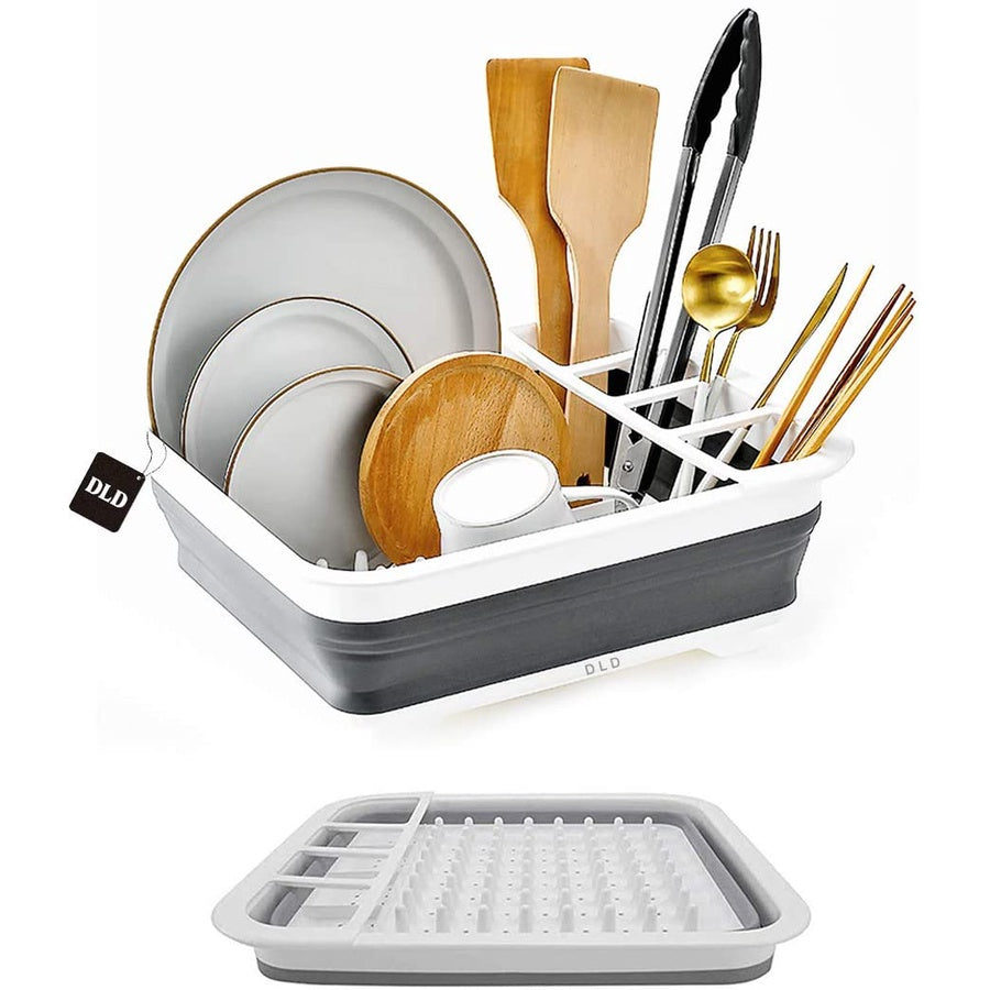 C&C 2 Layer Dust Proof Dish Rack Drainer Anti Dust Covered Dish Rack Dish Storage Rack Kitchen Rack Rak Pinggan