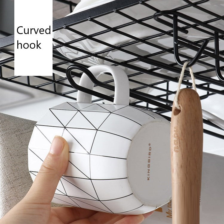 Kitchen bedroom wall hanging bedside cabinet hanging basket clothes rack under cabinet storage rack