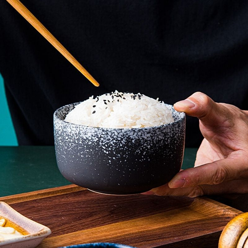 C&C Japanese Bowl Ceramic Tableware Japanese Tableware Home Restaurant Kiln Ceramic Rice Bowl Seramik Mangkuk