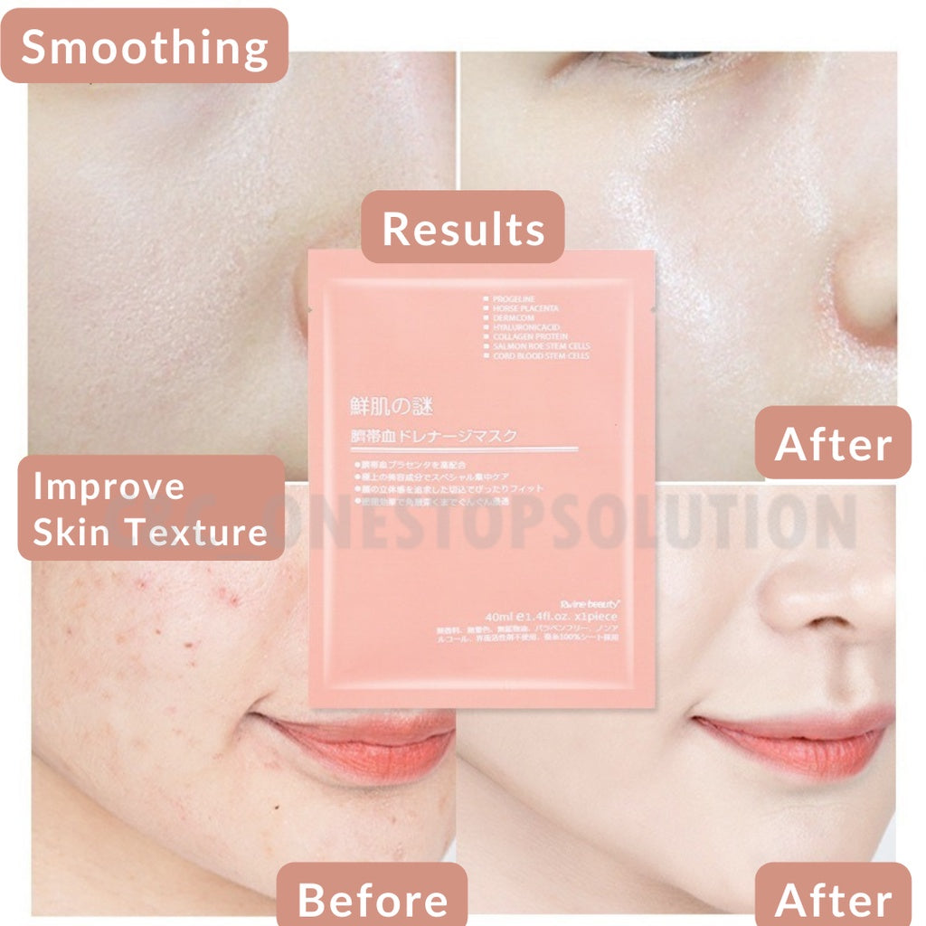PREMIUM Lifting and Firming Cord Blood Stem Cells Placenta Sheet Mask