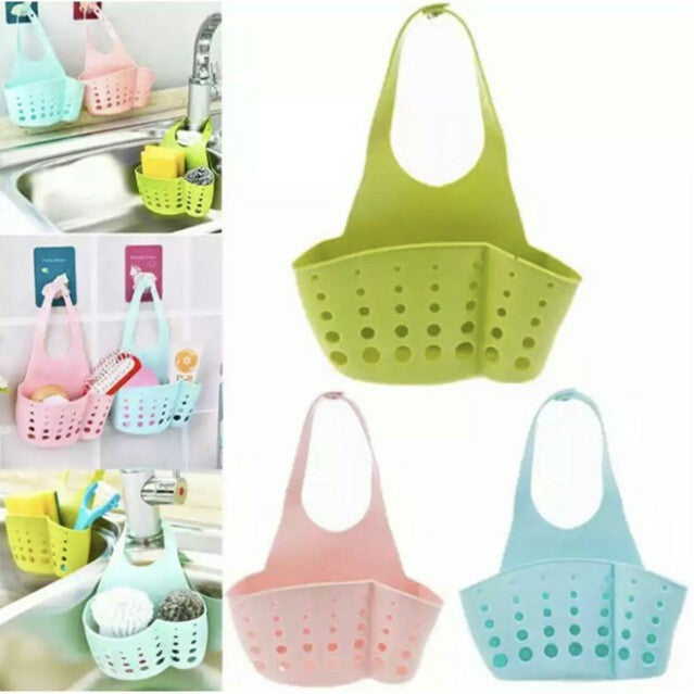 USEFUL Sink Saddle Sponge Storage Hanging Basket Drainer for Kitchen Sink