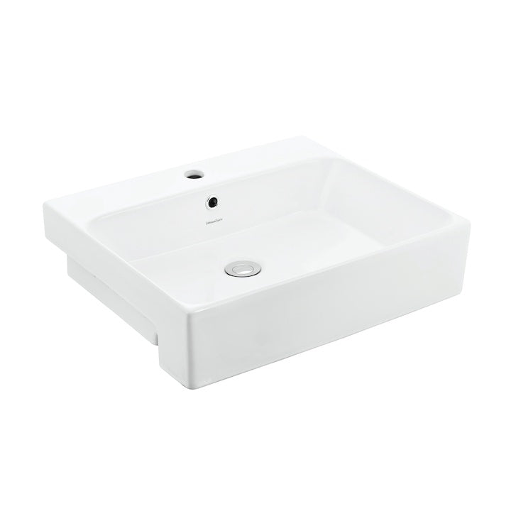 SANITARIO Quality Semi-Recessed Ceramic Basin Counter Top Toilet Basin Bathroom Sink Vanity Sink Bowl 480 X 370 X 160MM