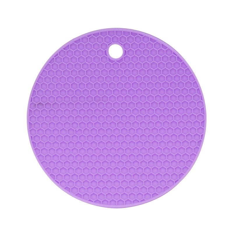 LARGE Silicone Heat Resistant Mat Trivet Pad Multipurpose Non-Slip Hot Pads for Kitchen Potholders Honeycomb